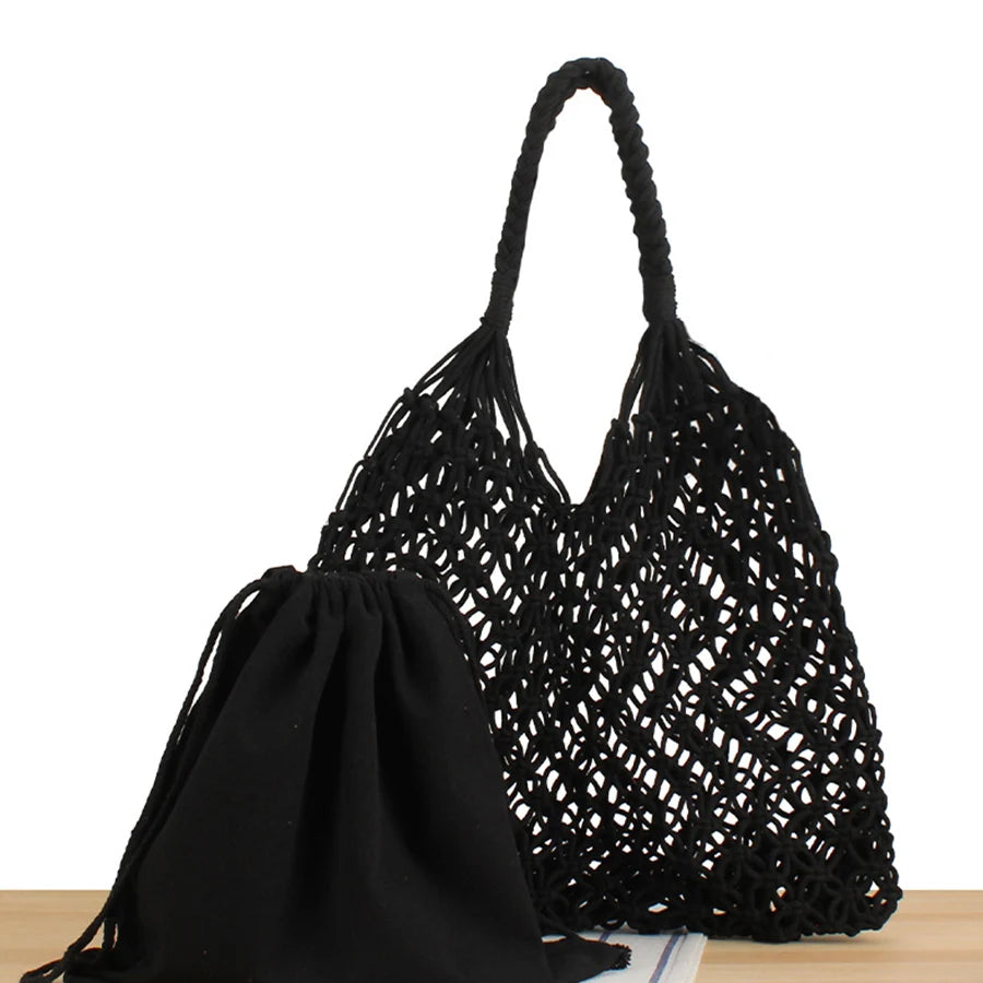 Margot Woven Beach Tote