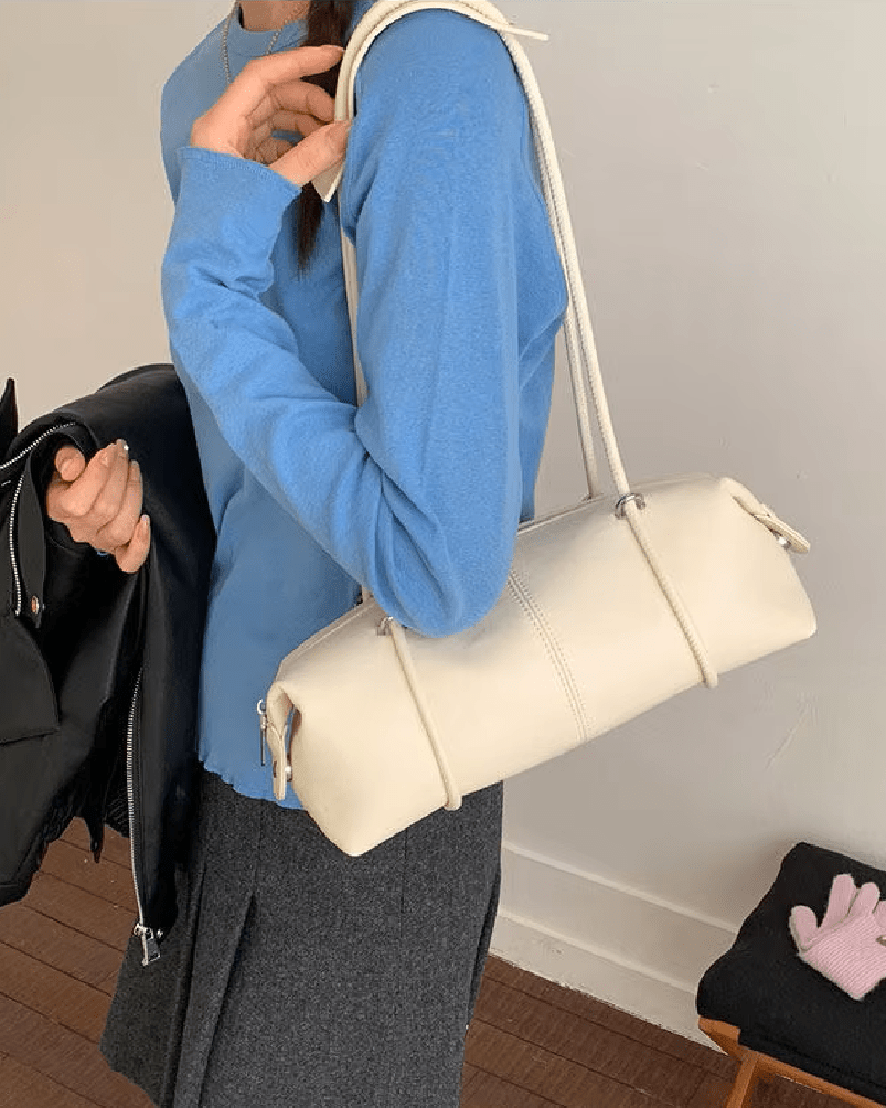 SOERA Mila Boston Pillow Bag - Bag - SOERA-961731-BEI-OS-45155 White