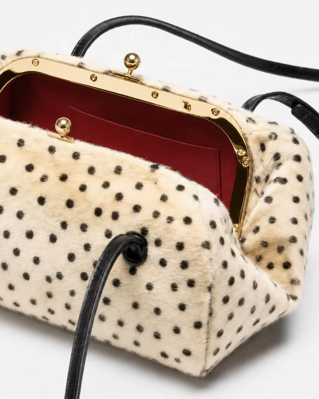 SOERA Nina Cheetah Faux Fur Shoulder Bag - Bag - SOERA-696899-BEI-28-61123 Beige 28x13x12cm