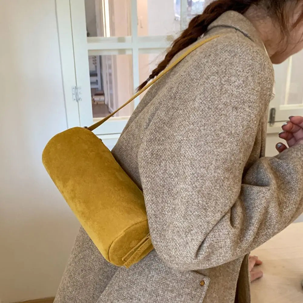 Beatrice Suede Pillow Hobo Bag