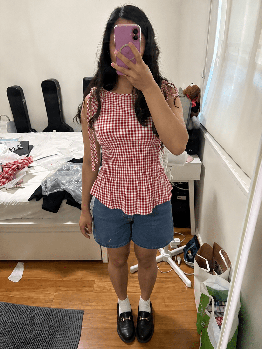 SOERA Audrey Vintage Gingham Blouse - Blouse - SOERA-544835-M-OS-98275 M