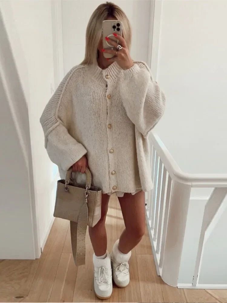 SOERA Greta Long Cardigan - Cardigans - eC1758162480456528723 Creme M