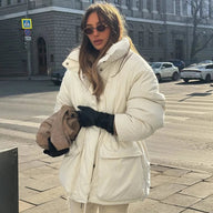 Emily Stand Collar Padded Puffer Coat
