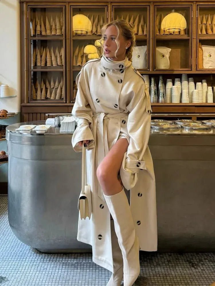 SOERA Melissa Belted Trench Coat - Coat - SOERA-814851-ASS-M-59107 M