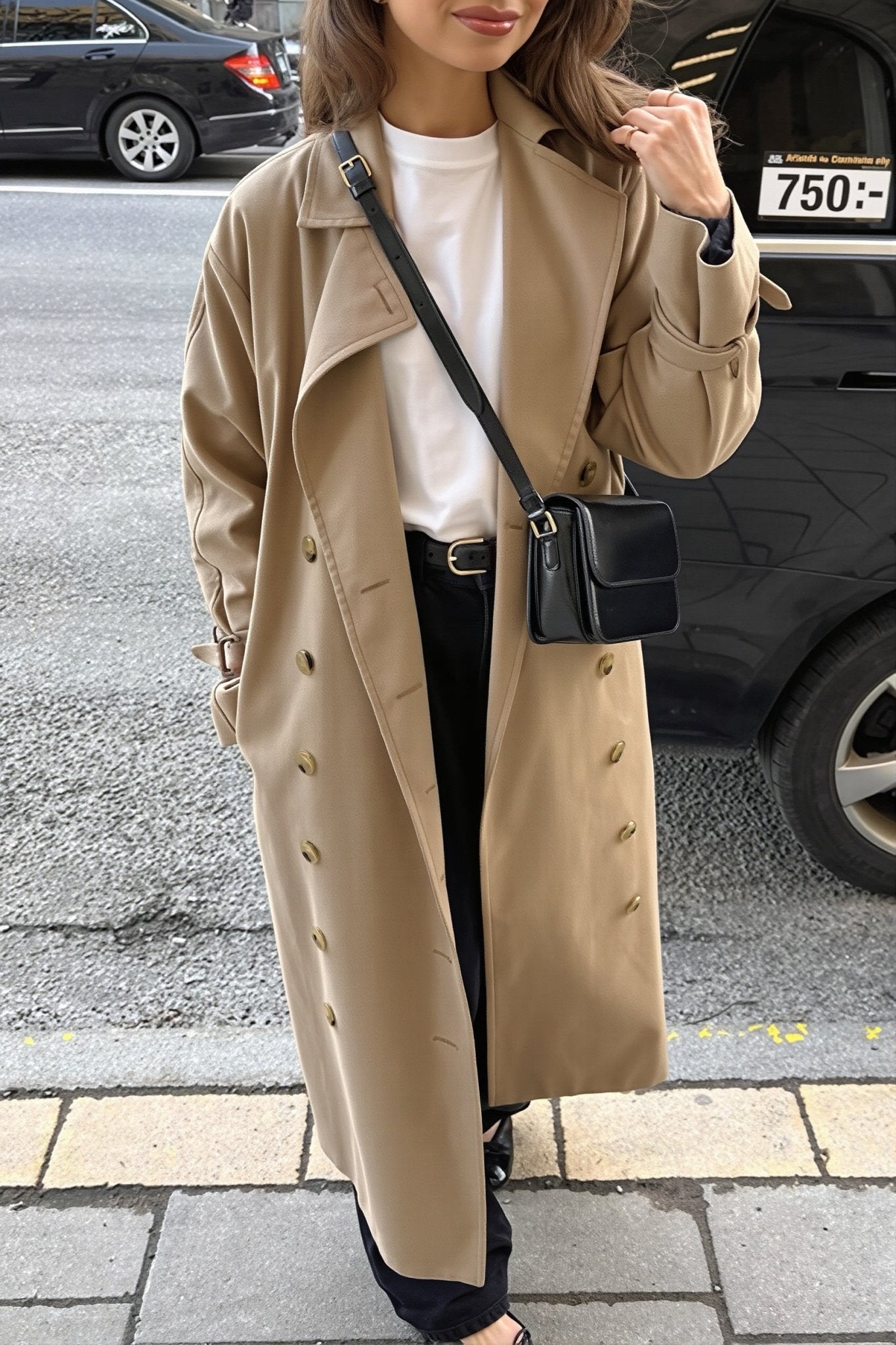 SOERA Melissa Classic Double Breasted Trench Coat - Coat - SOERA-332035-KHA-S-57859 Beige S