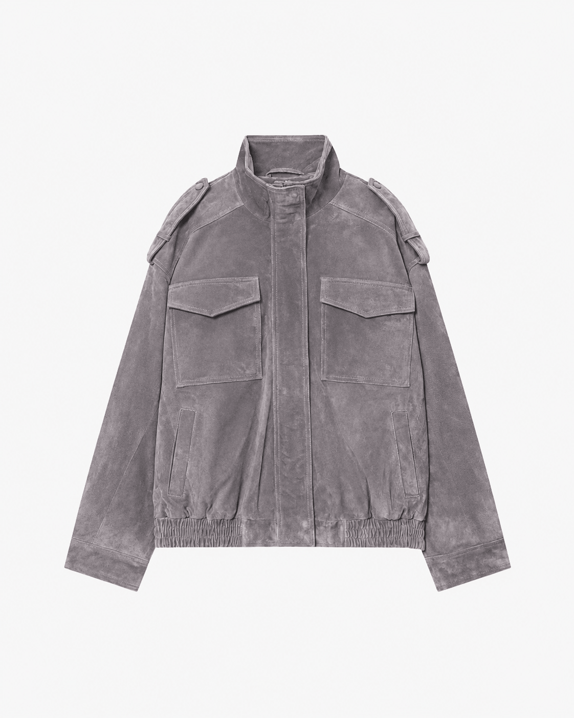SOERA Marianne High Neck Suede Pocket Jacket - Coats & Jackets - 1005008551331900-;Eh1775552729666719748 Camel XS