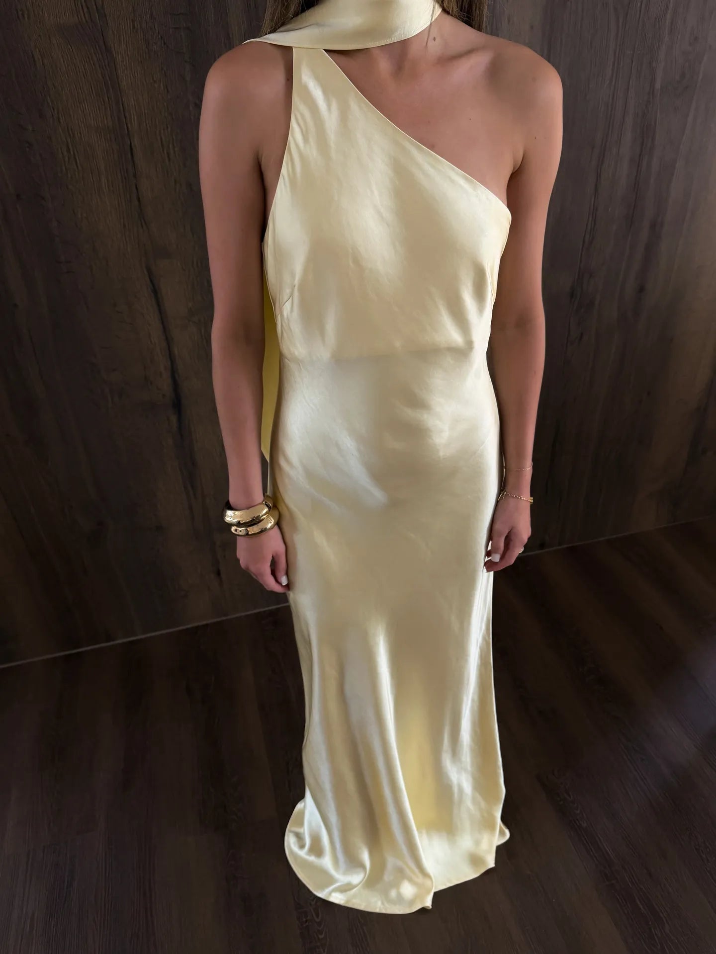 SOERA Airuna One-Shoulder Silk Evening Gown - Dress - SOERA-468995-DEF-OS-78852 M