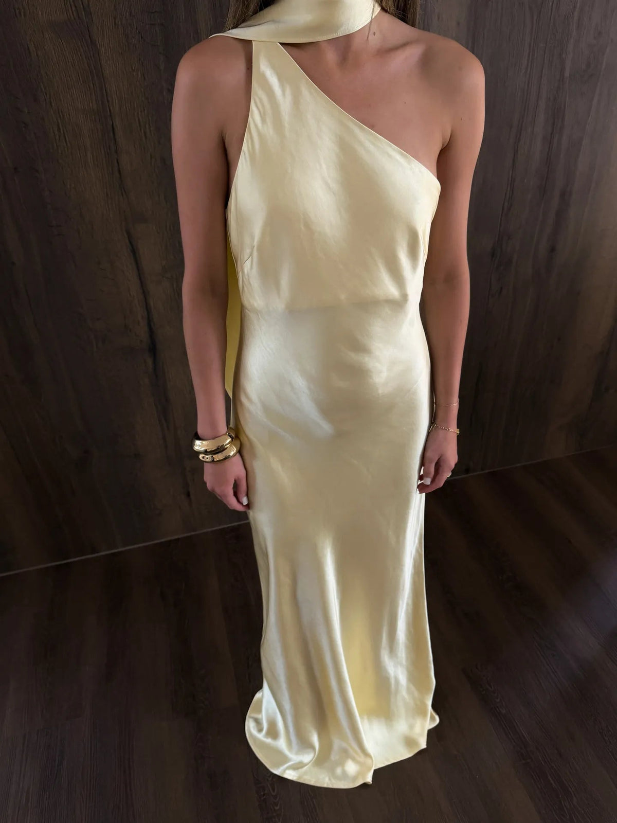 SOERA Airuna One-Shoulder Silk Evening Gown - Dress - SOERA-468995-DEF-OS-78852 M