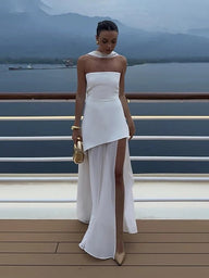 Beatrice Strapless Bodice Maxi Dress