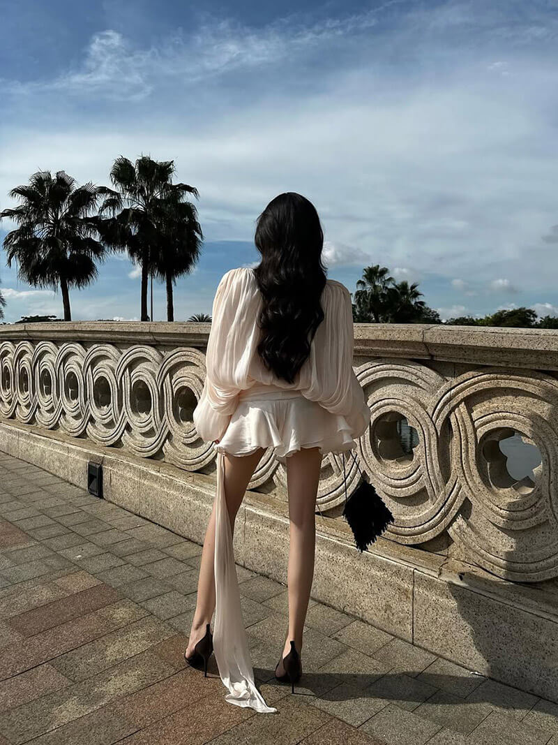 SOERA Rosella Mini Dress - Dresses - Soera-Rosella-Dress-Apricot/S Apricot S