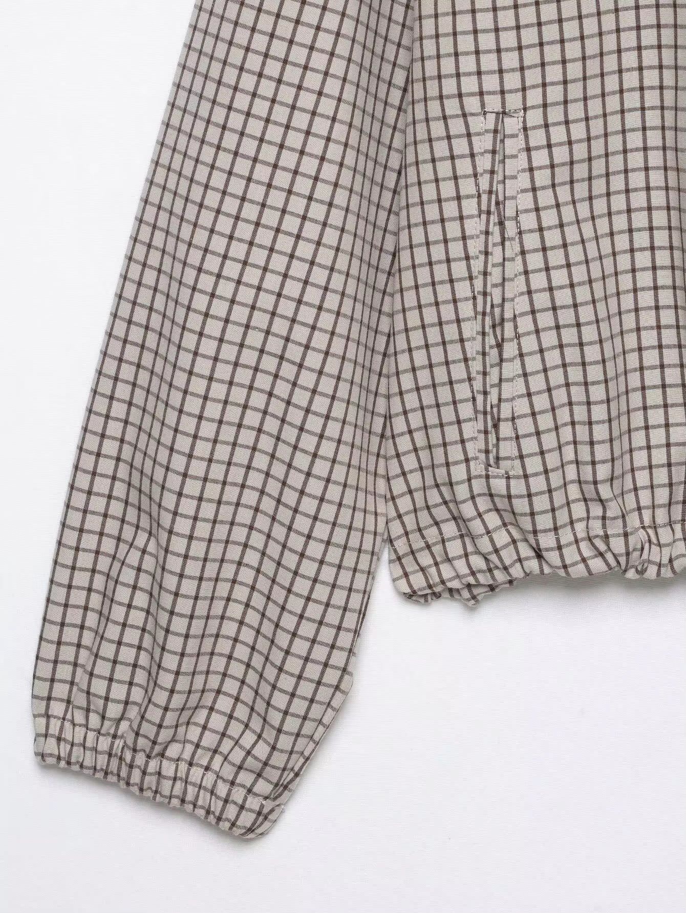 SOERA Daniela Plaid Hooded Cropped Jacket - Jacket -  L