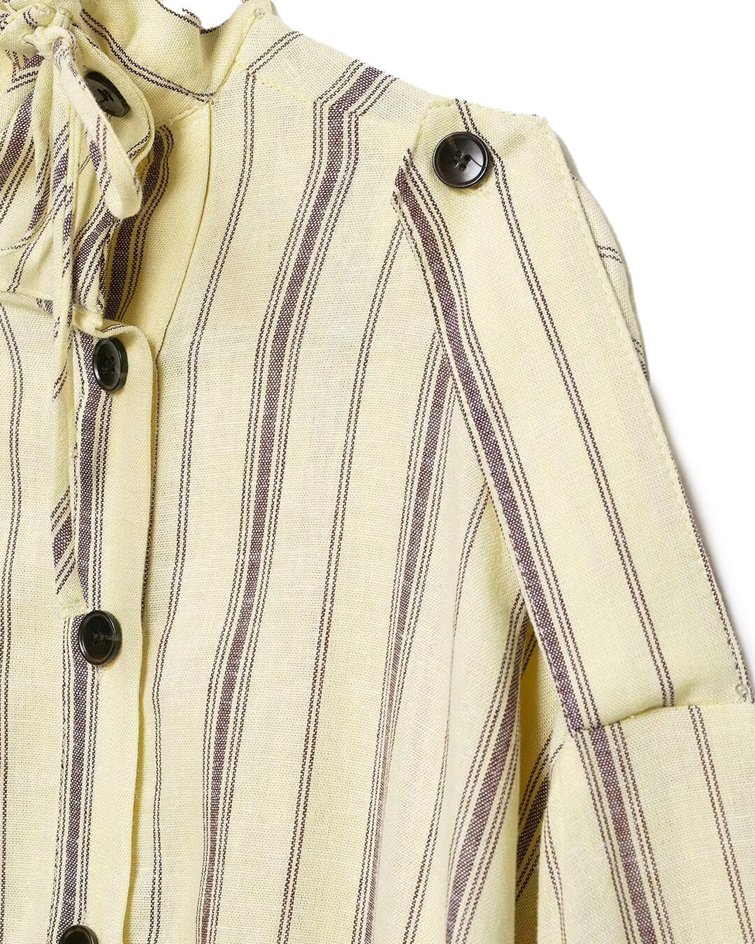 SOERA Gina Stand Collar Striped Jacket - Jacket - SOERA-830979-STR-L-22563 L