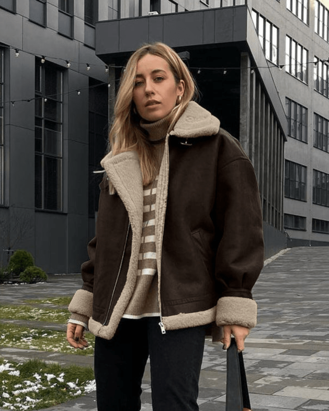 SOERA Aurora Suede Faux leather Jacket - Jackets - gj1764442362185185854 S