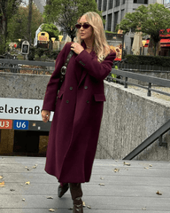 Nora Double Breasted Maxi Coat