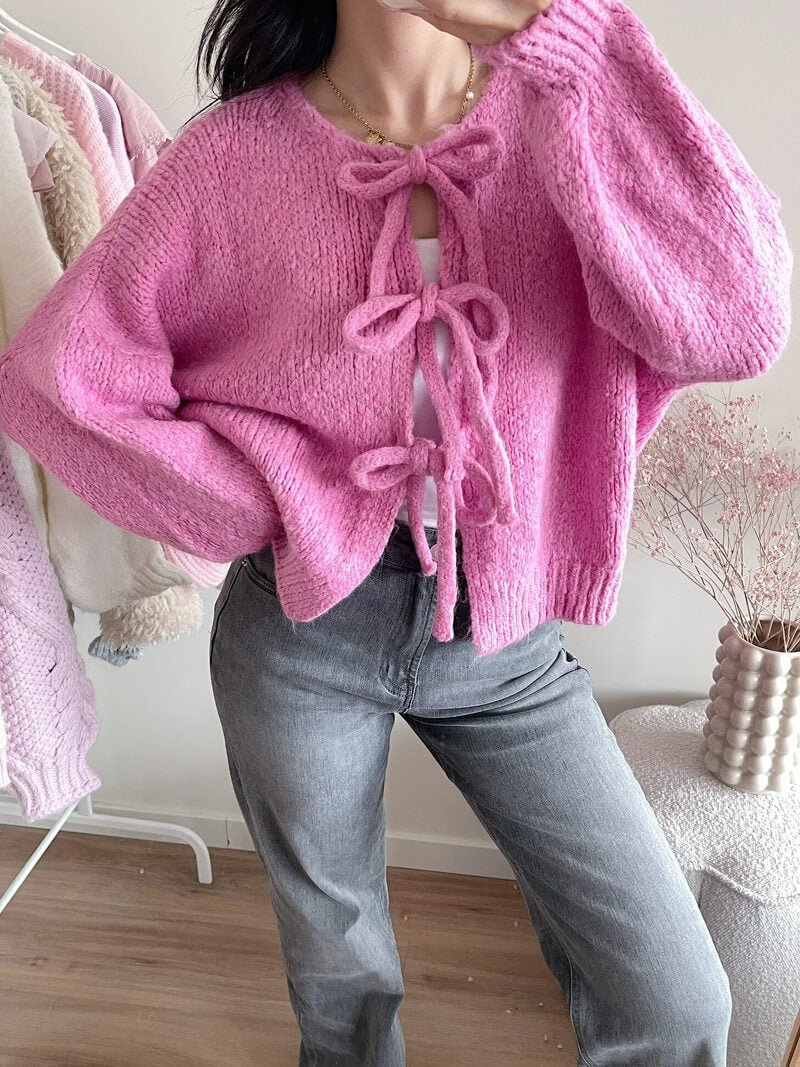 SOERA Kim Cardigan - jackets - Soera-Cherry-Cardigan-Jacket-Light-Pink/S Light Pink S