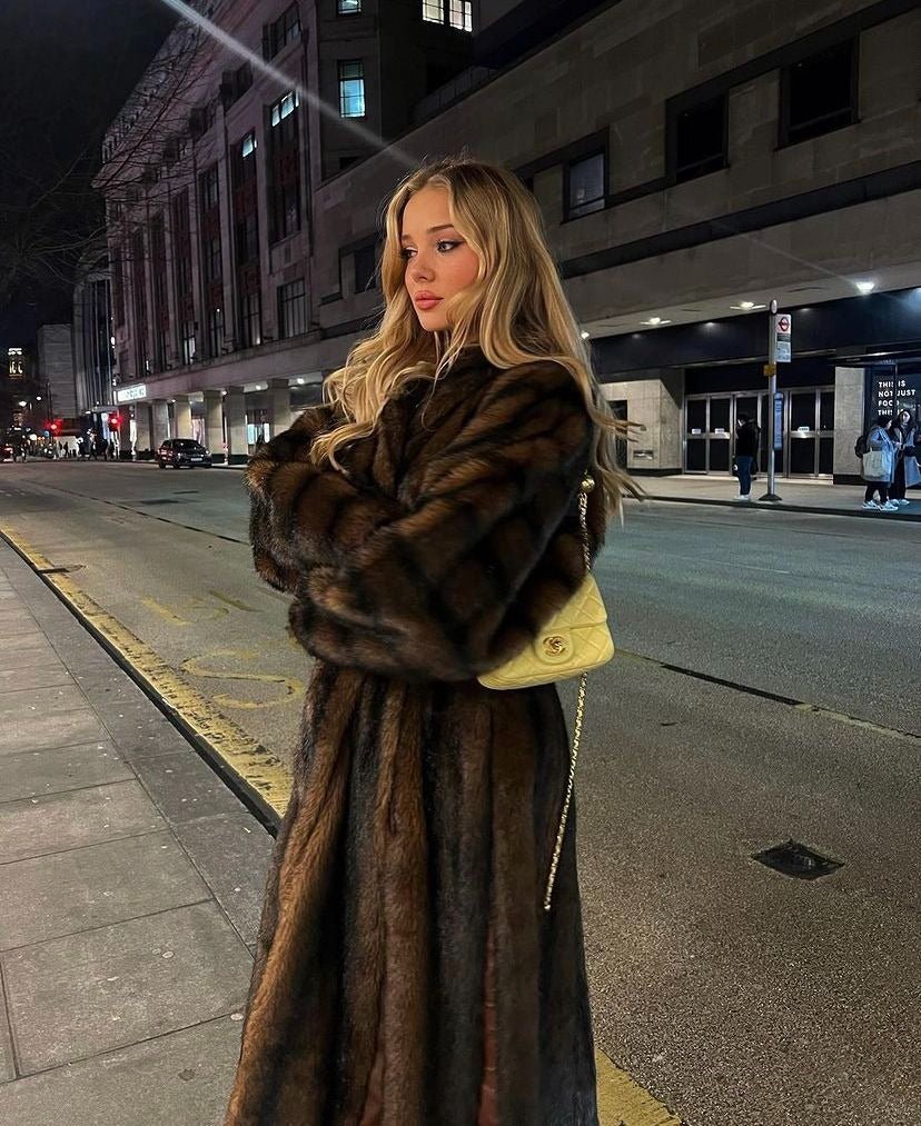 SOERA Lucie Faux Fur Maxi Coat - Jackets - kR1764442362180128607 M