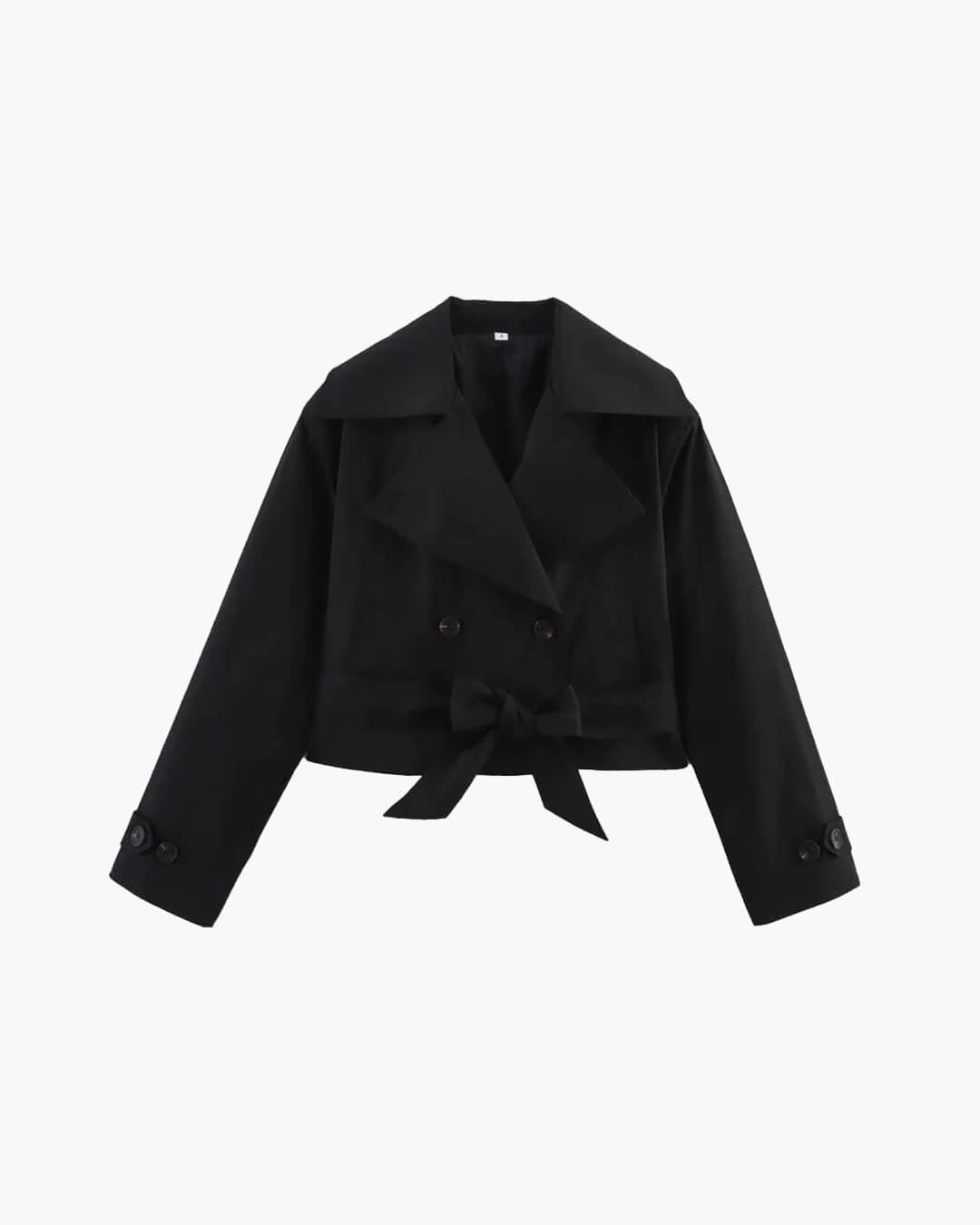 SOERA Marla Trench Coat - Jackets - HI1775379645784114375 Black L