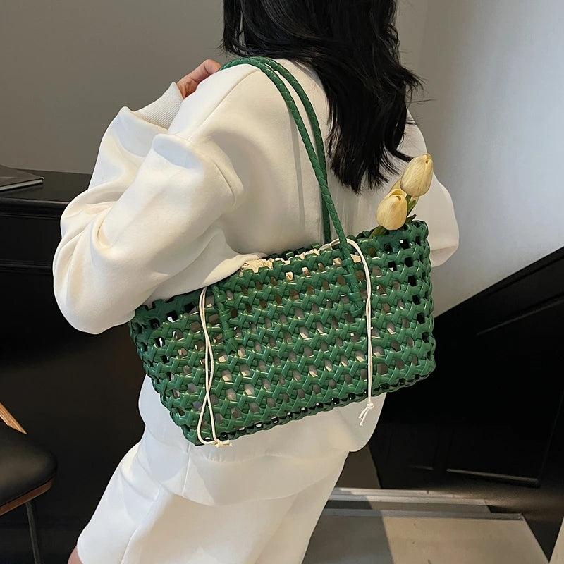 Sienna Hollowed Shoulder Tote