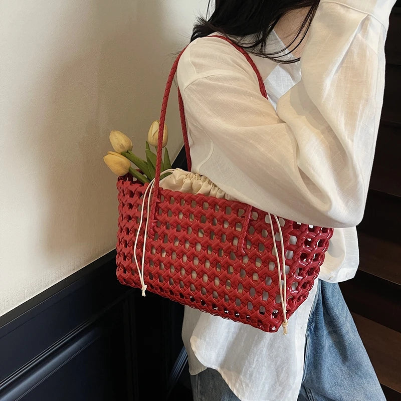 Sienna Hollowed Shoulder Tote