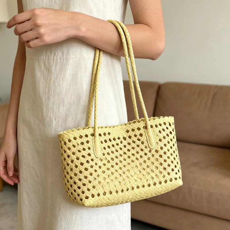 Stella Woven Shoulder Bag